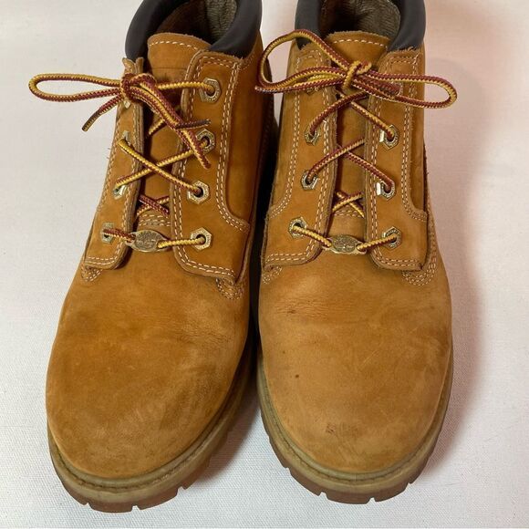 Timberland Nellie Chukka leather ankle boots in wheat beige women’s 9 - Picture 7 of 12